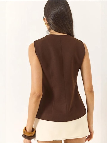 Gilet di Bianco Lucci in marrone