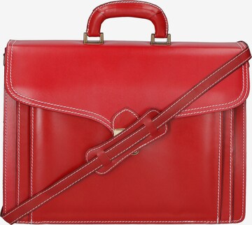 Borsa portadocumenti di Gave Lux in rosso: frontale