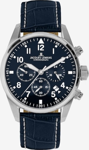 Jacques Lemans Analog Watch in Blue: front