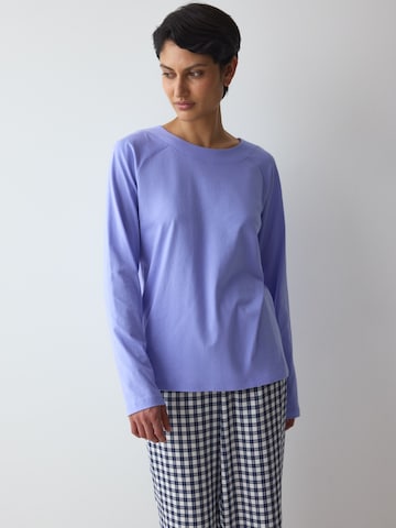 TRIUMPH Longsleeve ' Red Label Mix & Match ' in Blau: Vorderseite