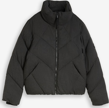 TOM TAILOR Between-Season Jacket in Black: front