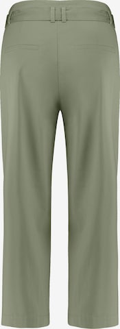GERRY WEBER - Loosefit Pantalón plisado en verde