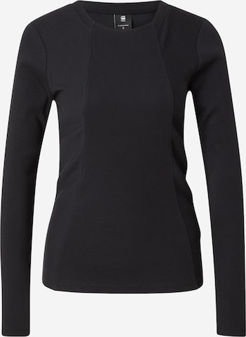 T-shirt G-STAR en noir : devant