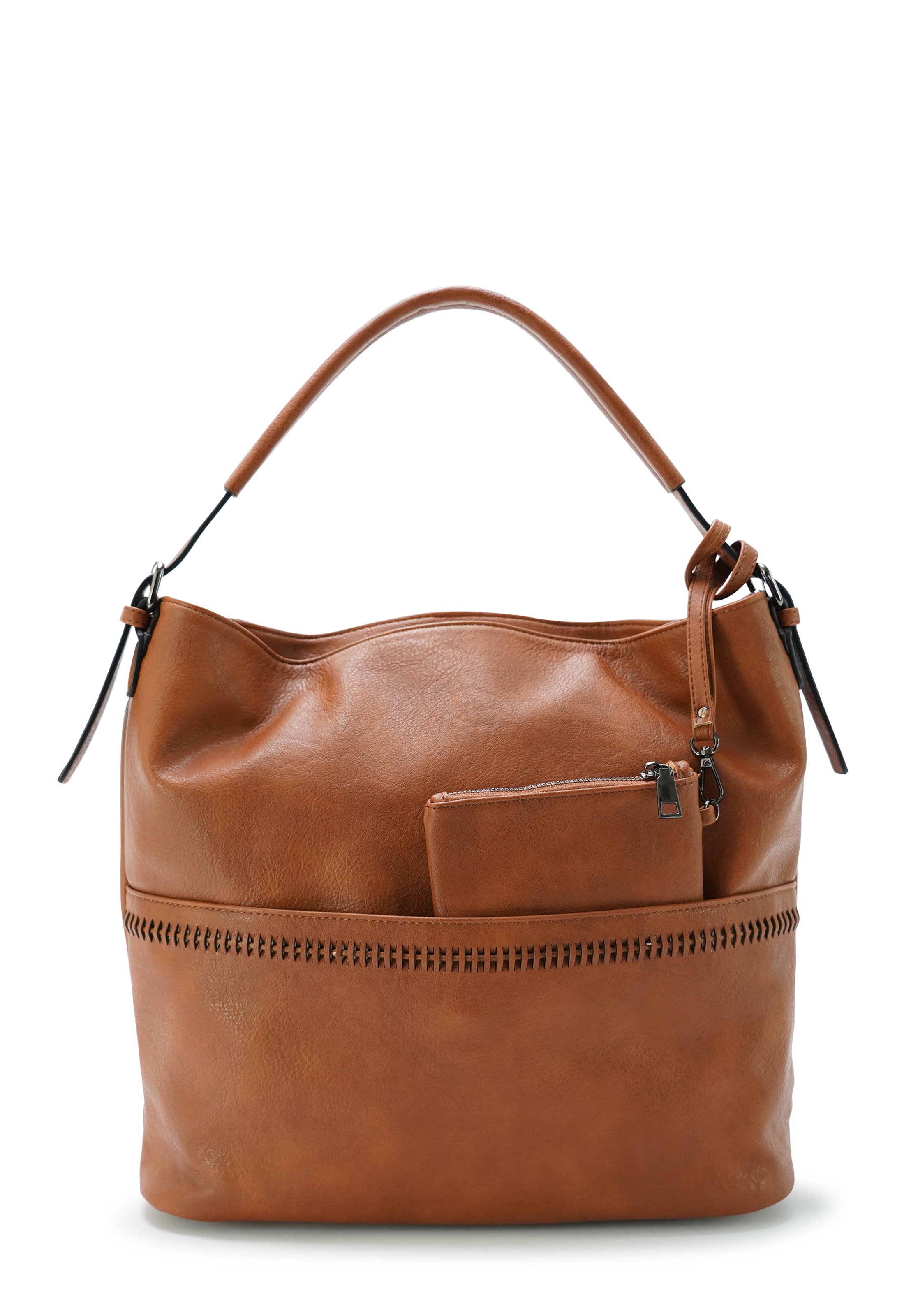 HARPA Schultertasche in Braun: Vorderseite