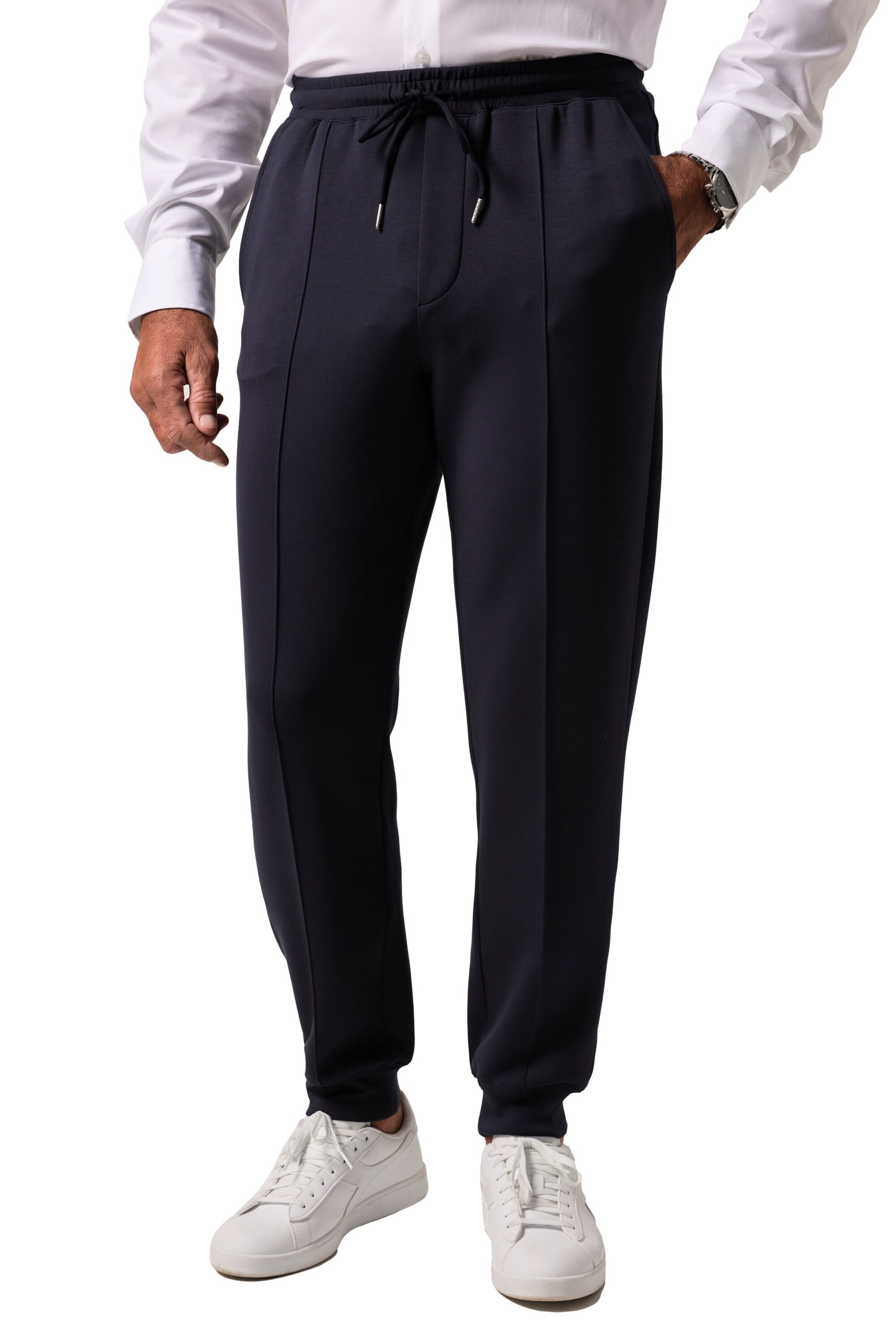 JP1880 Tapered Hose in Blau: Vorderseite