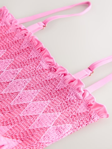Next Bandeau Bikini Top in Pink