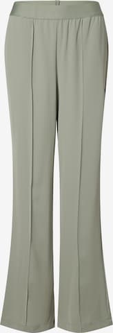 Marie Lund Pleat-Front Pants in Green: front