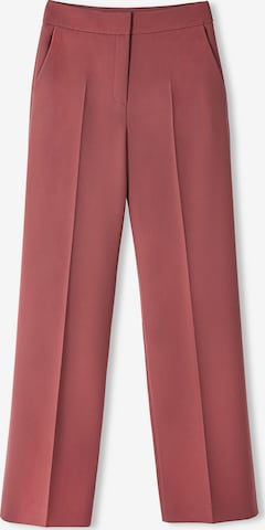 Ipekyol Regular Pleated Pants in Pink: front