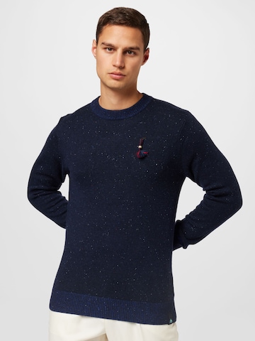 SCOTCH & SODA Pullover 'Speckled' in Blau: predná strana