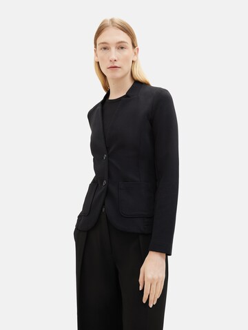 TOM TAILOR Blazer in Black