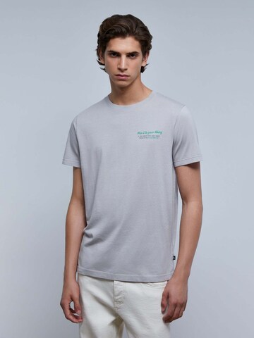 Scalpers Shirt 'Lemon Tee' in Grey: front