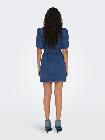 ONLY Košilové šaty 'VIBBE' – modrá