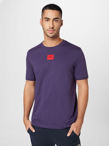 HUGO Red Shirt 'Diragolino212' in Purple: front