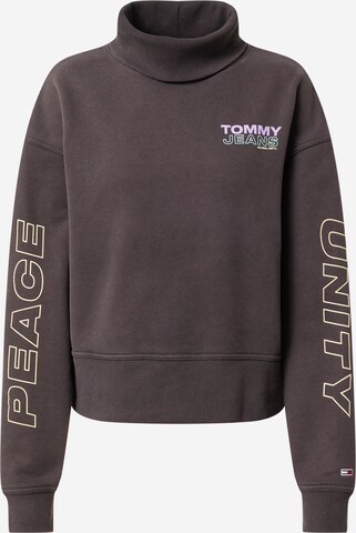 Sweat-shirt Tommy Jeans en noir : devant