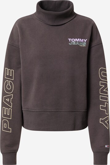 Tommy Jeans Sweatshirt in pastellgelb / mint / helllila / schwarz, Produktansicht