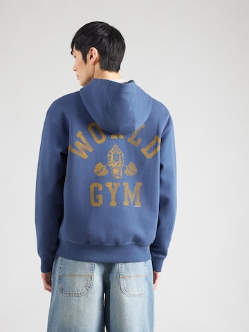 Abercrombie & Fitch Mikina - Modrá: predná strana