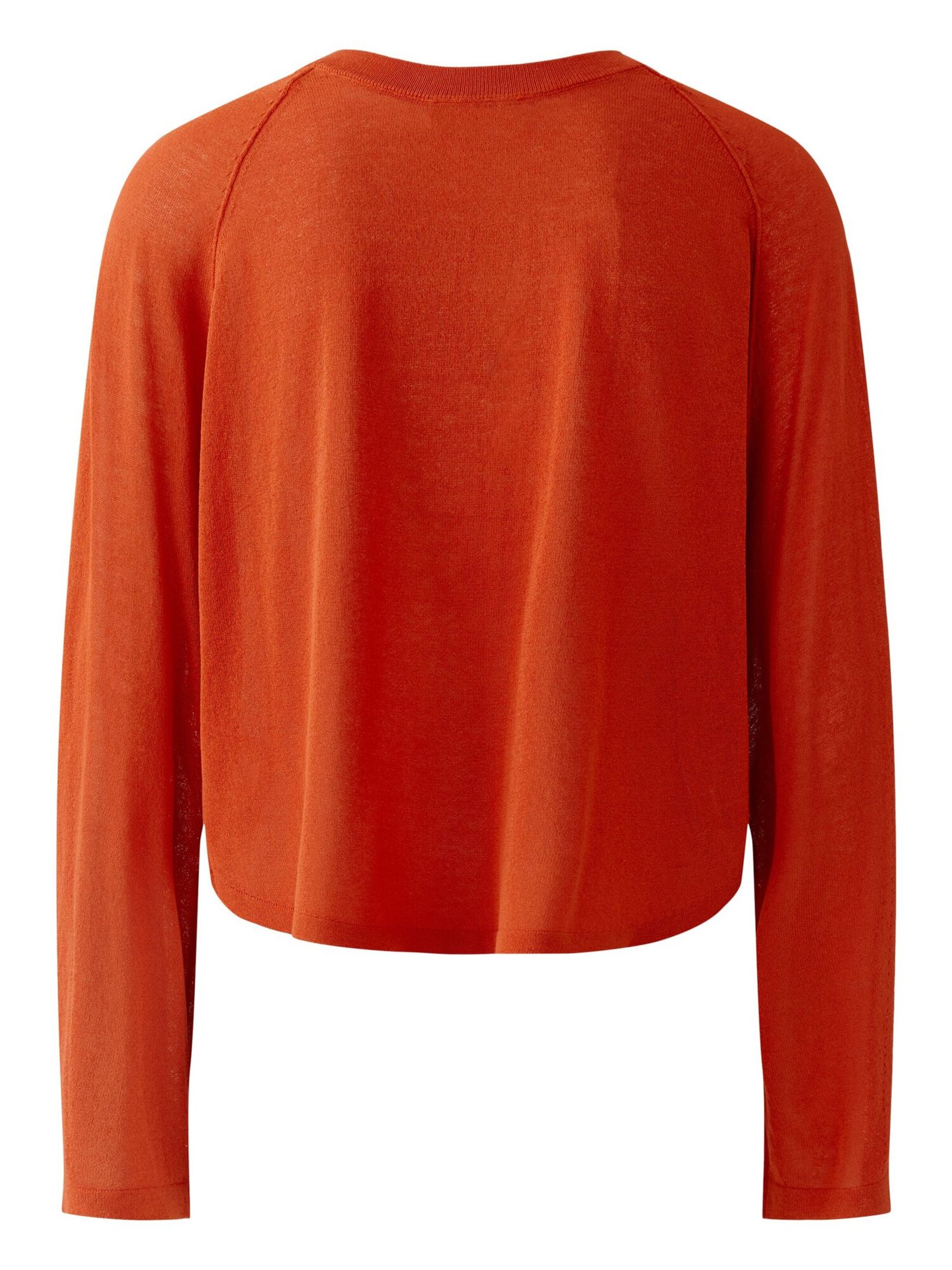 OUI Strickjacke in Orange