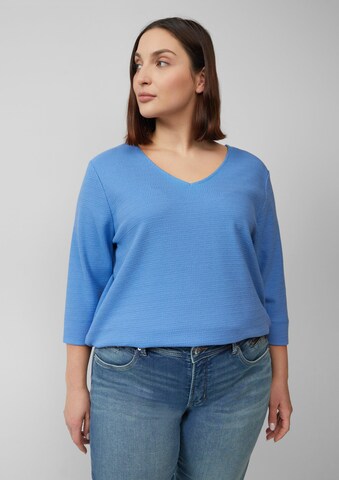 Sweat-shirt s.Oliver en bleu : devant