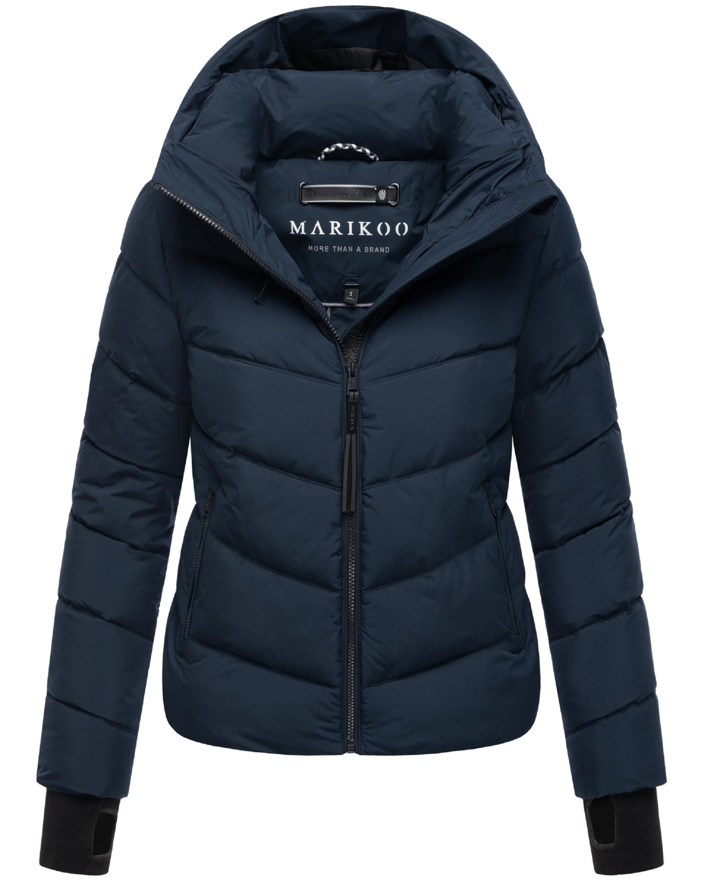 MARIKOO Winterjas in Blauw
