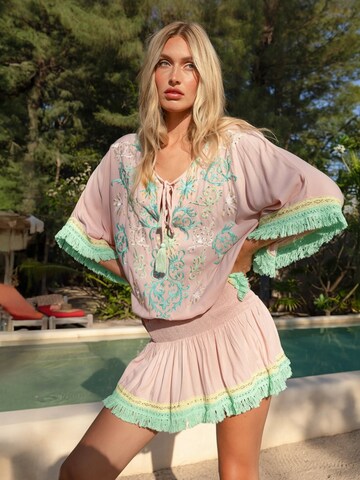 Miss June Dress 'Robe Courte Sejla' in Pink
