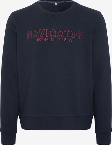 Navigator Sweatshirt in Blau: predná strana