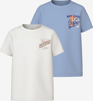 NAME IT - Camiseta 'VELIX' en azul: frente