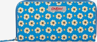Cath Kidston Portemonnee in de kleur Cyaan blauw / Geel / Wit, Productweergave