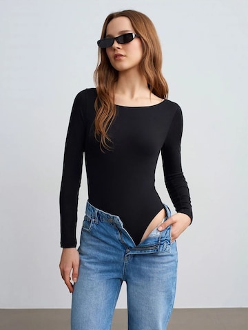 Dilvin - Blusa body em preto