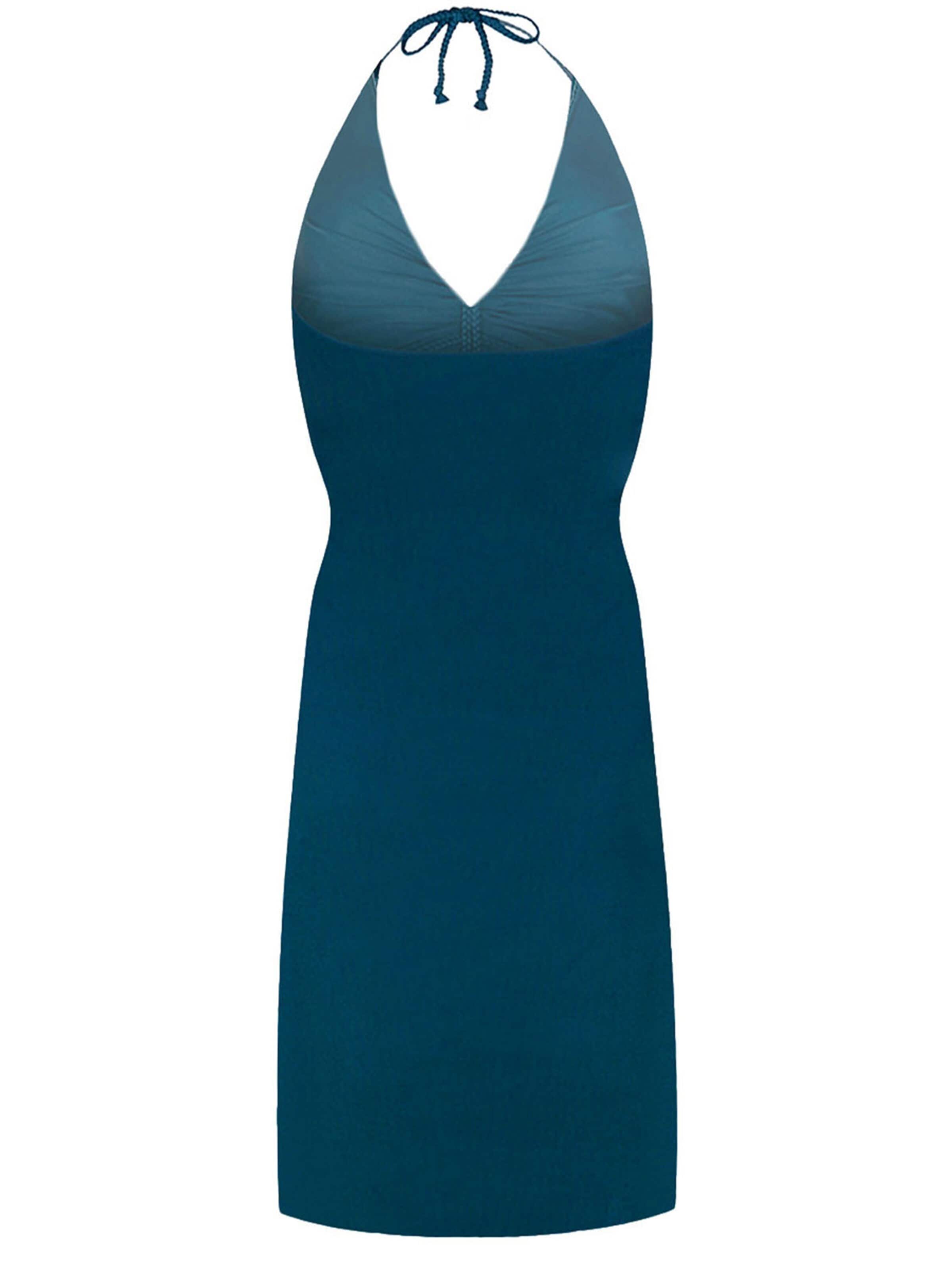 Chic by Lirette Jurk 'Short halter dress Natural' in Blauw