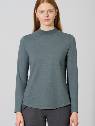 HempAge Shirt ' Dezentes ' in Grey: front