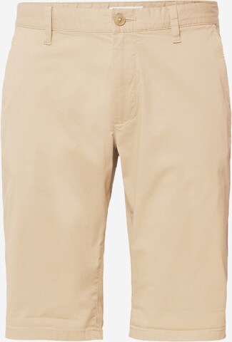 Regular Pantalon chino s.Oliver en marron : devant