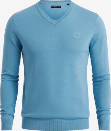 Ombre Trui in Blauw: voorkant