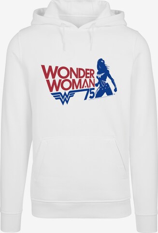 F4NT4STIC Sweatshirt 'DC Comics Wonder Woman Seventy Five' in Weiß: predná strana