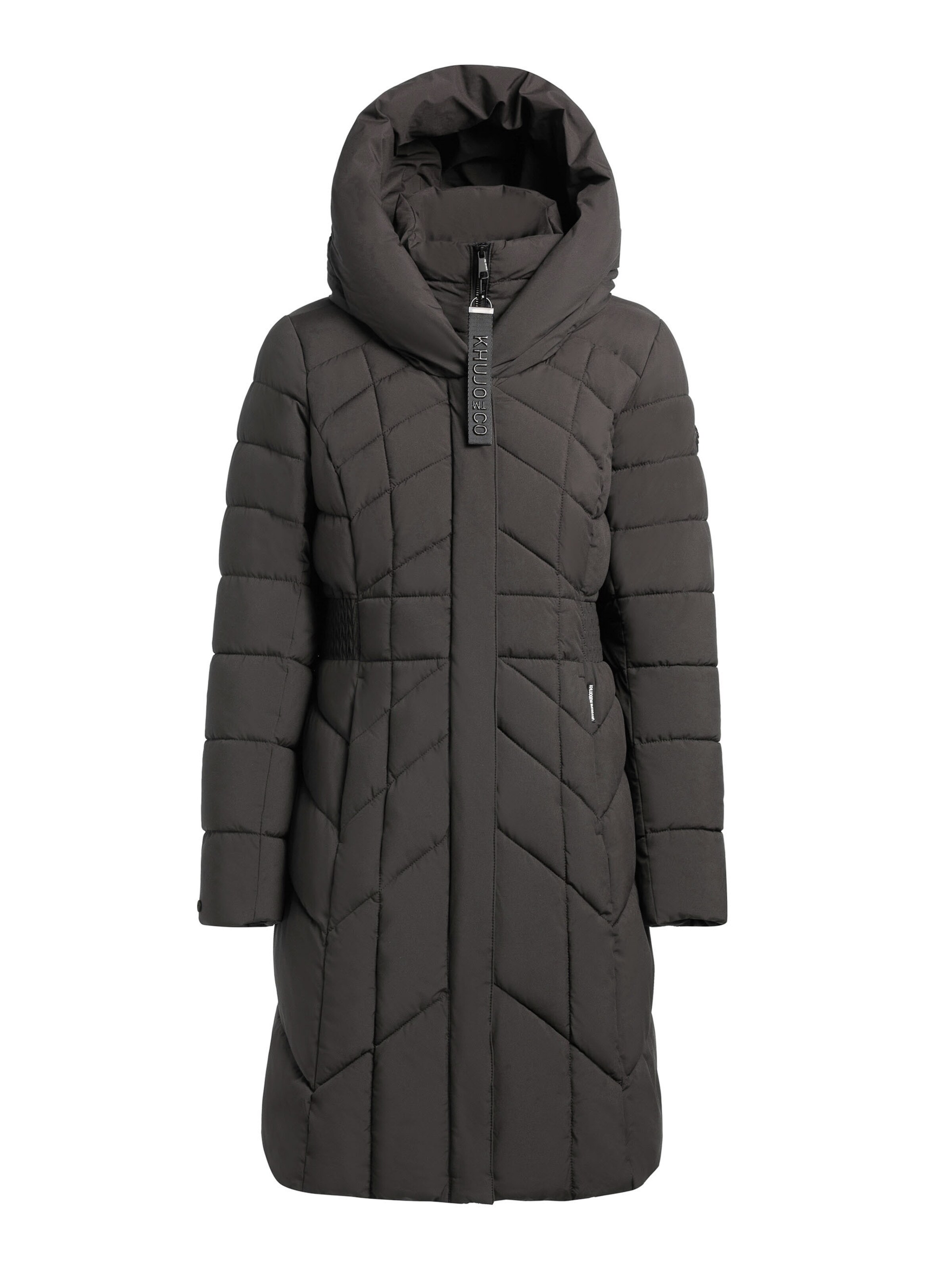 khujo Winterjacke 'LAIO' in Grau: Vorderseite