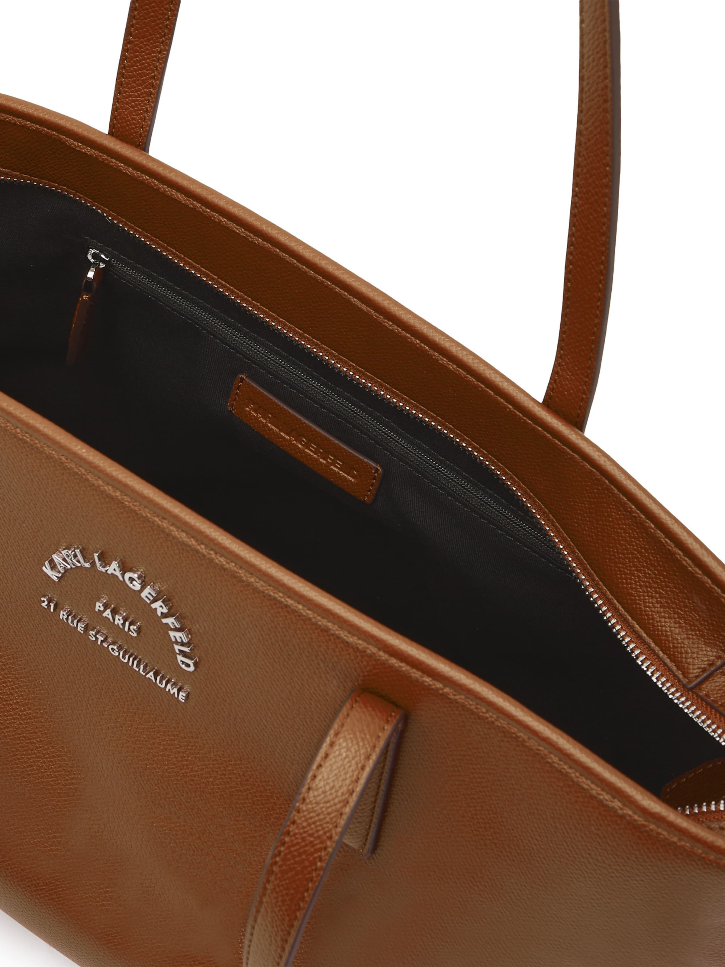 Karl Lagerfeld Μεγάλη τσάντα σε καφέ