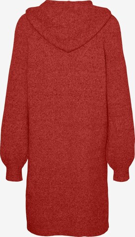 VERO MODA Knitted dress 'DOFFY' in Red