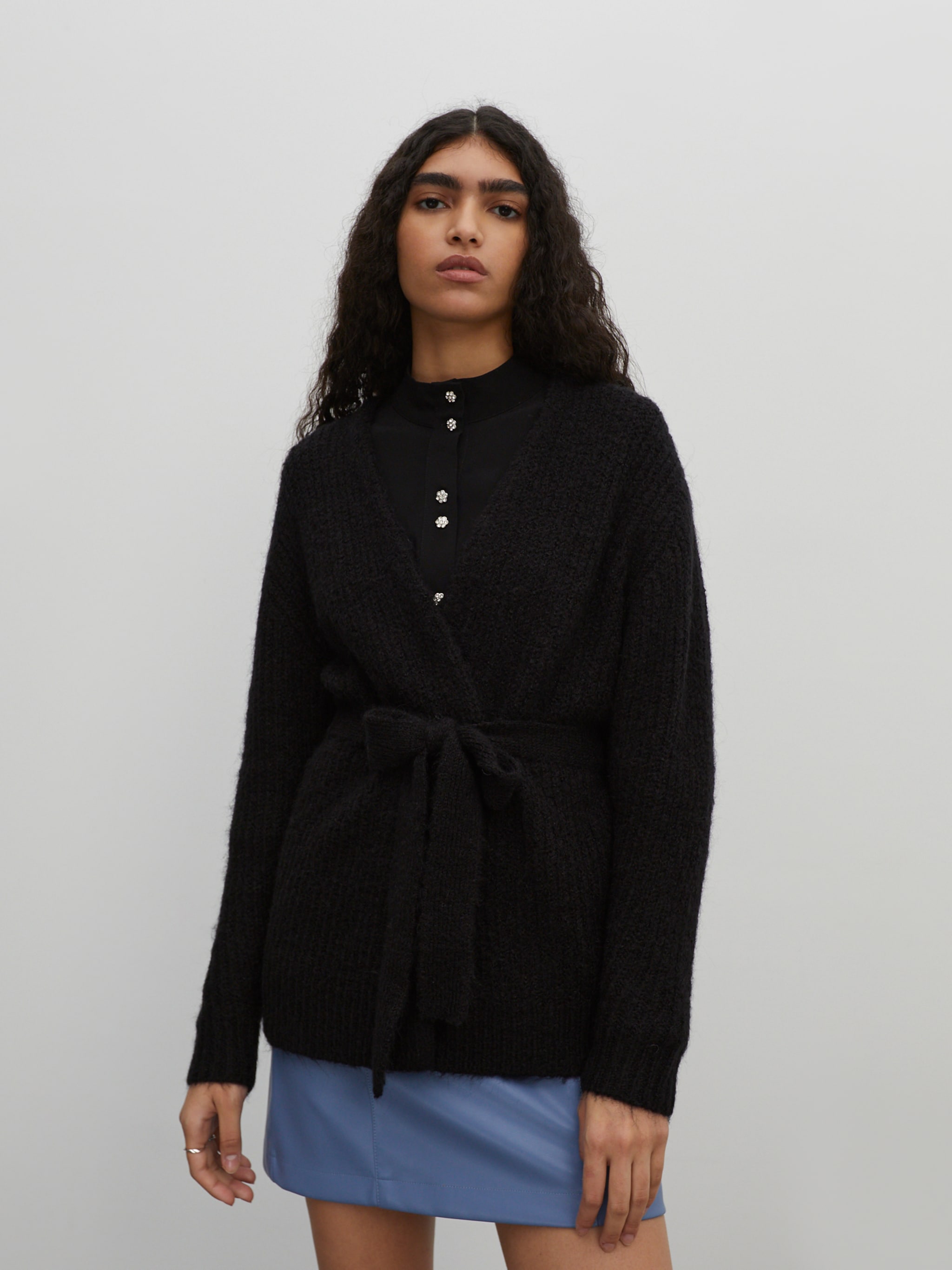 EDITED Produkte Cardigan 'Annika' schwarz