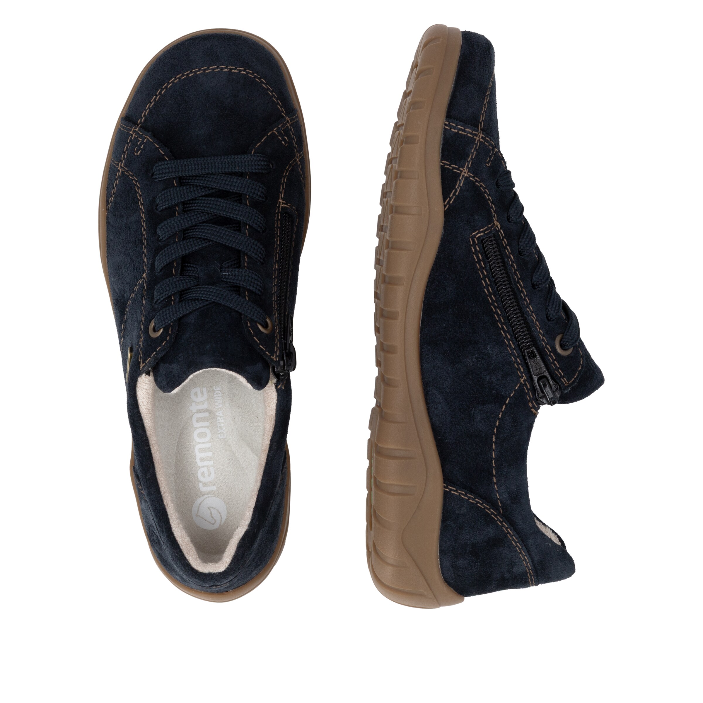 Chaussure à lacets REMONTE en bleu