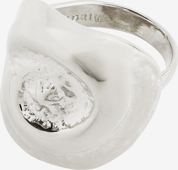 Pilgrim Ring 'Sea' in Zilver: voorkant