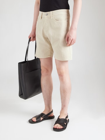 JACK & JONES - Regular Calças de ganga 'JJIRICK JJORIGINAL' em bege: frente