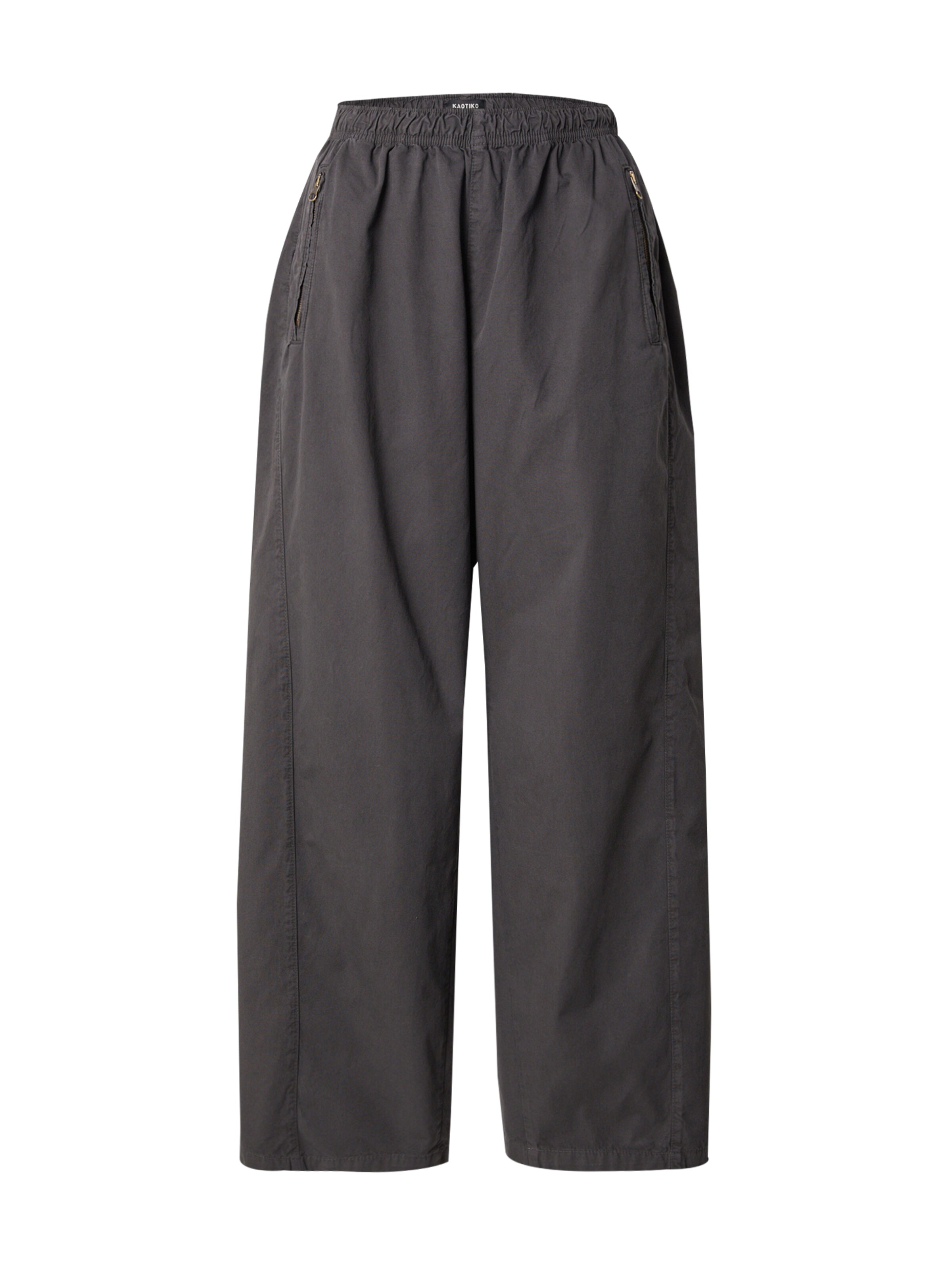 Kaotiko Laiad sääred Püksid 'BROOKLYN', värv hall: eest vaates