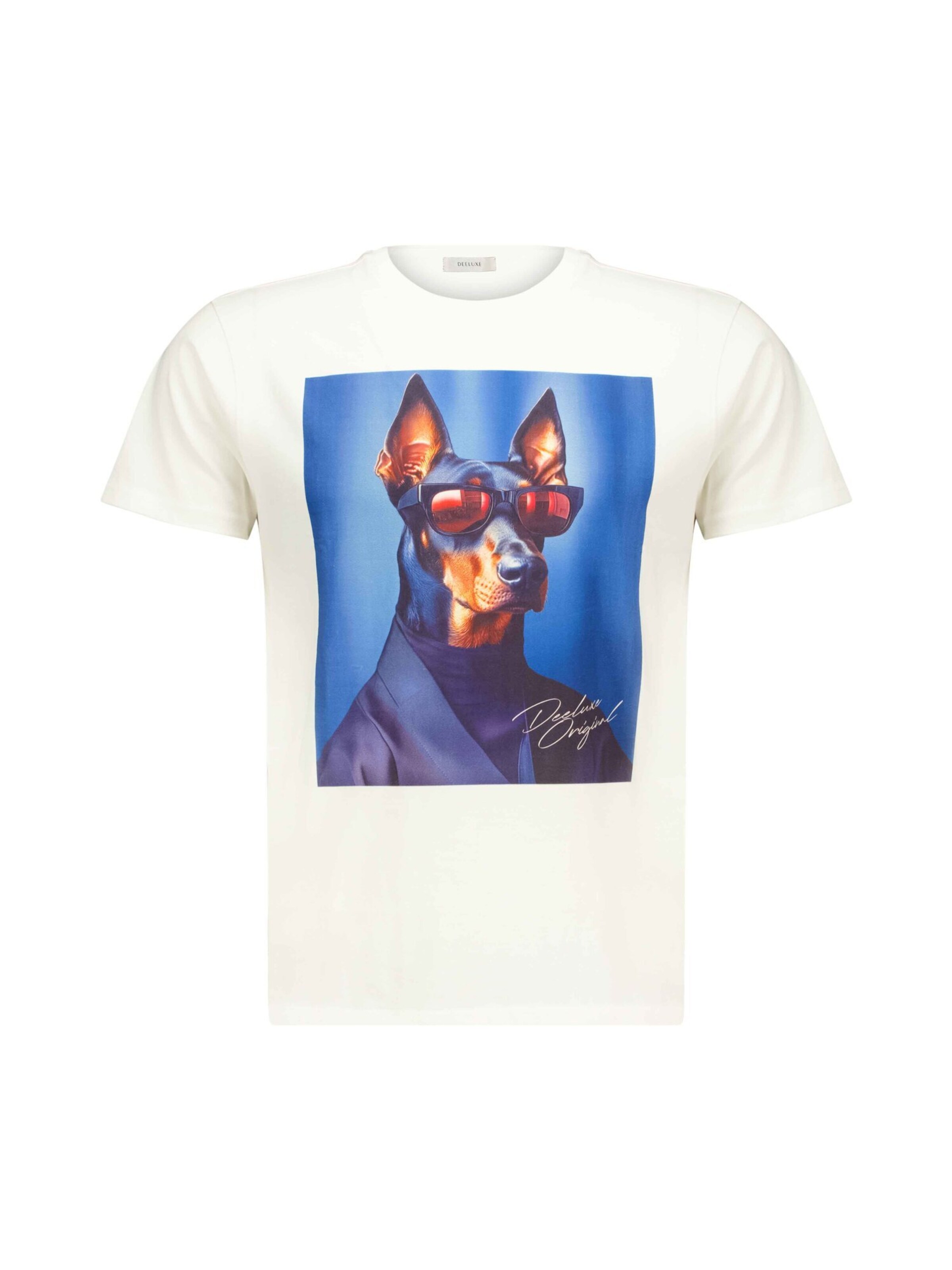T-Shirt 'MONBO' Deeluxe en blanc : devant