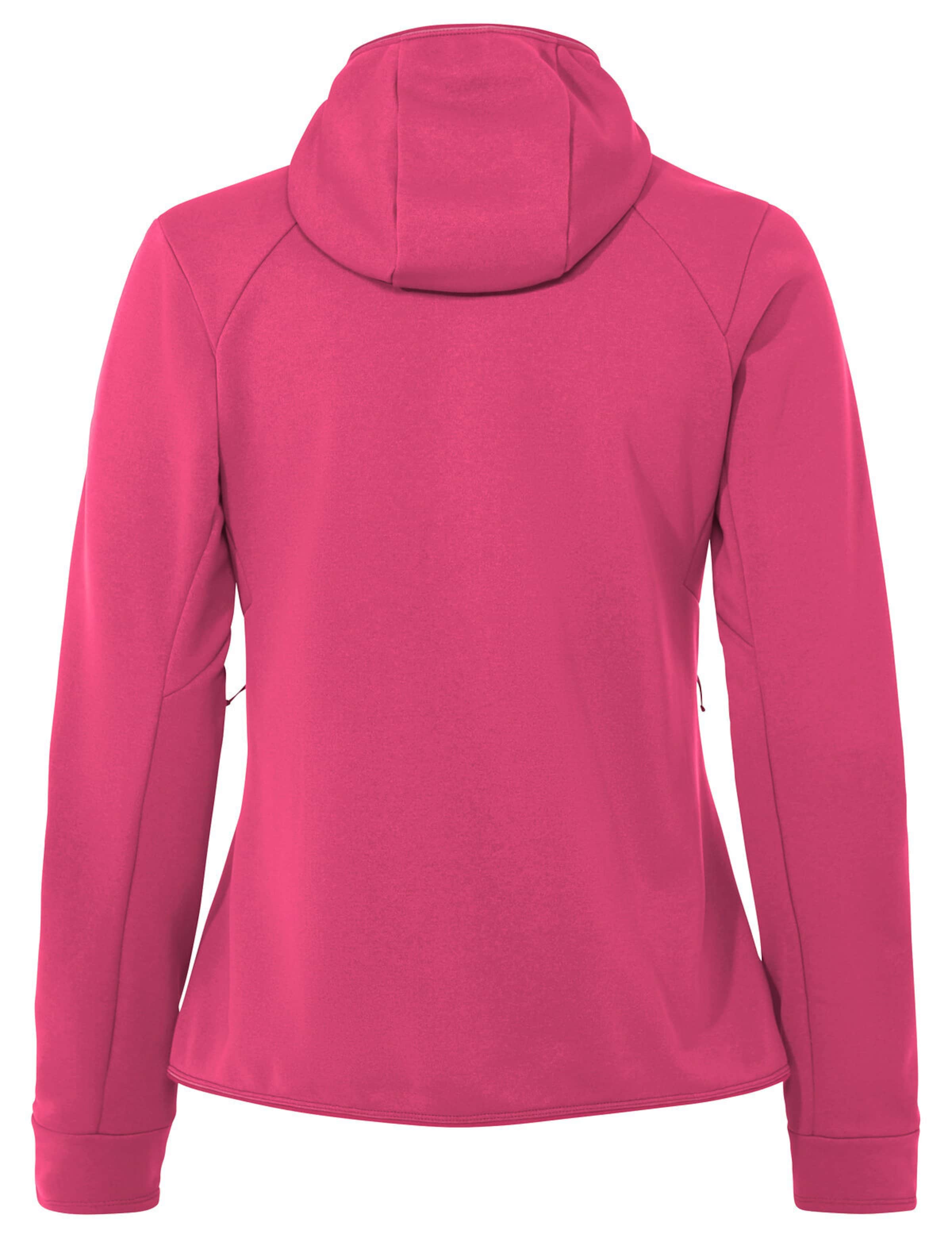 VAUDE Athletic fleece jacket 'Monviso III' in Pink