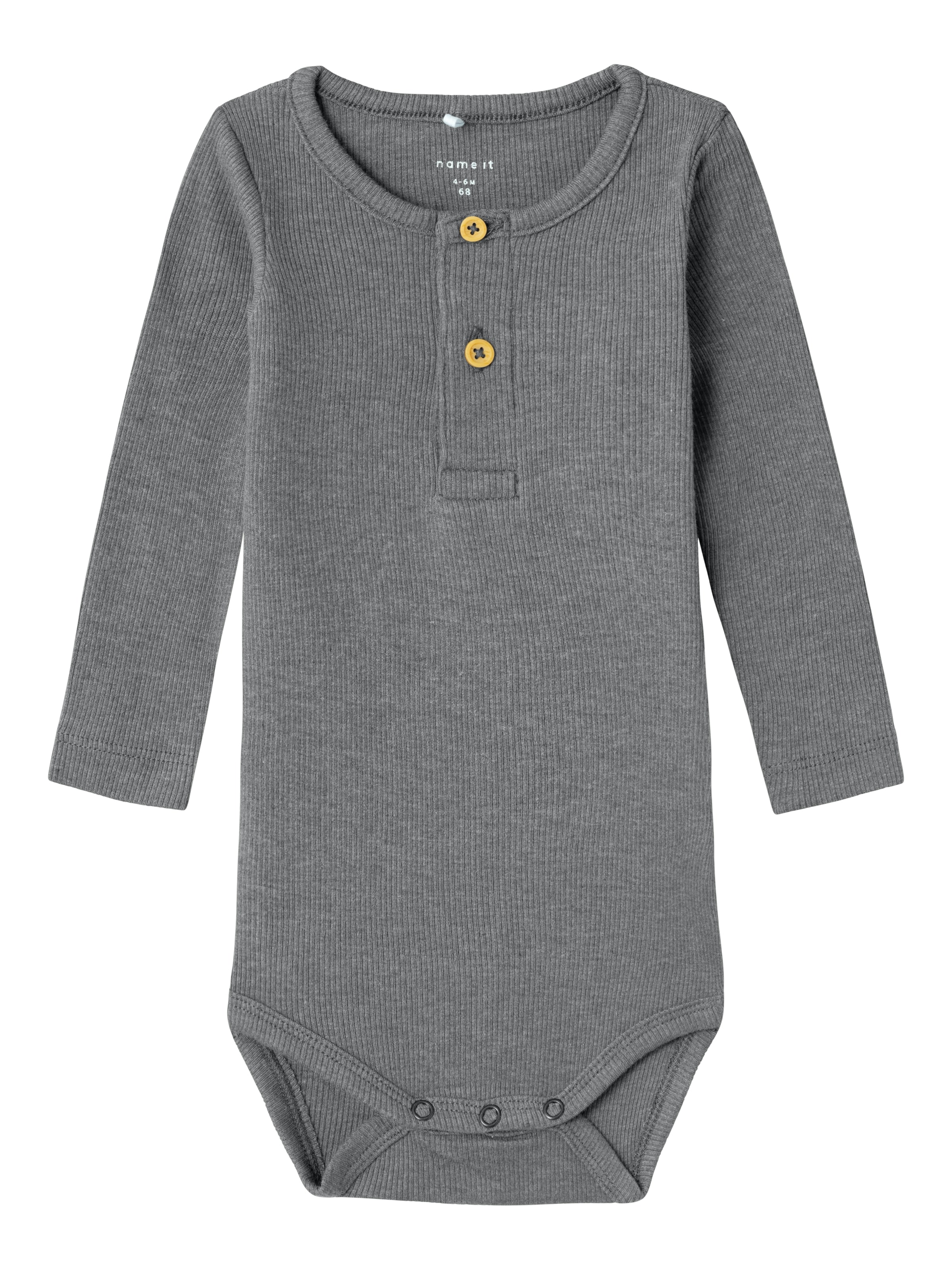 NAME IT Sparkedragt/Body 'NBMKab' i grå: forside