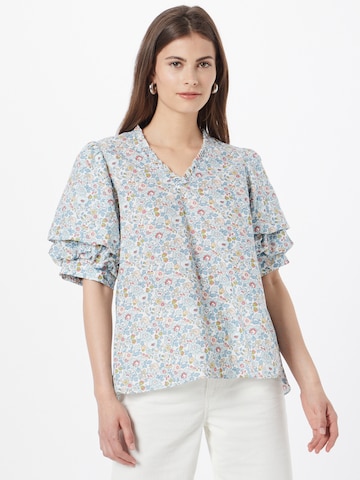 Line of Oslo Bluse 'Pie' i hvid: forside