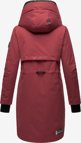 NAVAHOO Płaszcz funkcyjny 'Snowelf' w kolorze czerwony