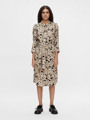 OBJECT Shirt dress 'Donna' in Beige