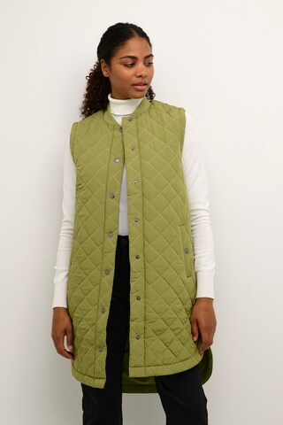 Gilet 'Maria' Kaffe en vert : devant