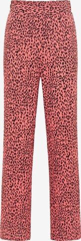 IZIA Loosefit Broek in Roze: voorkant