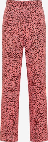 IZIA Loosefit Broek in Roze: voorkant